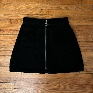 BDG Urban Outfitters Corduroy Zip Mini Skirt - XS